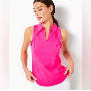 Lilly Pulitzer Vibrant Pink Golf Polo ⛳️